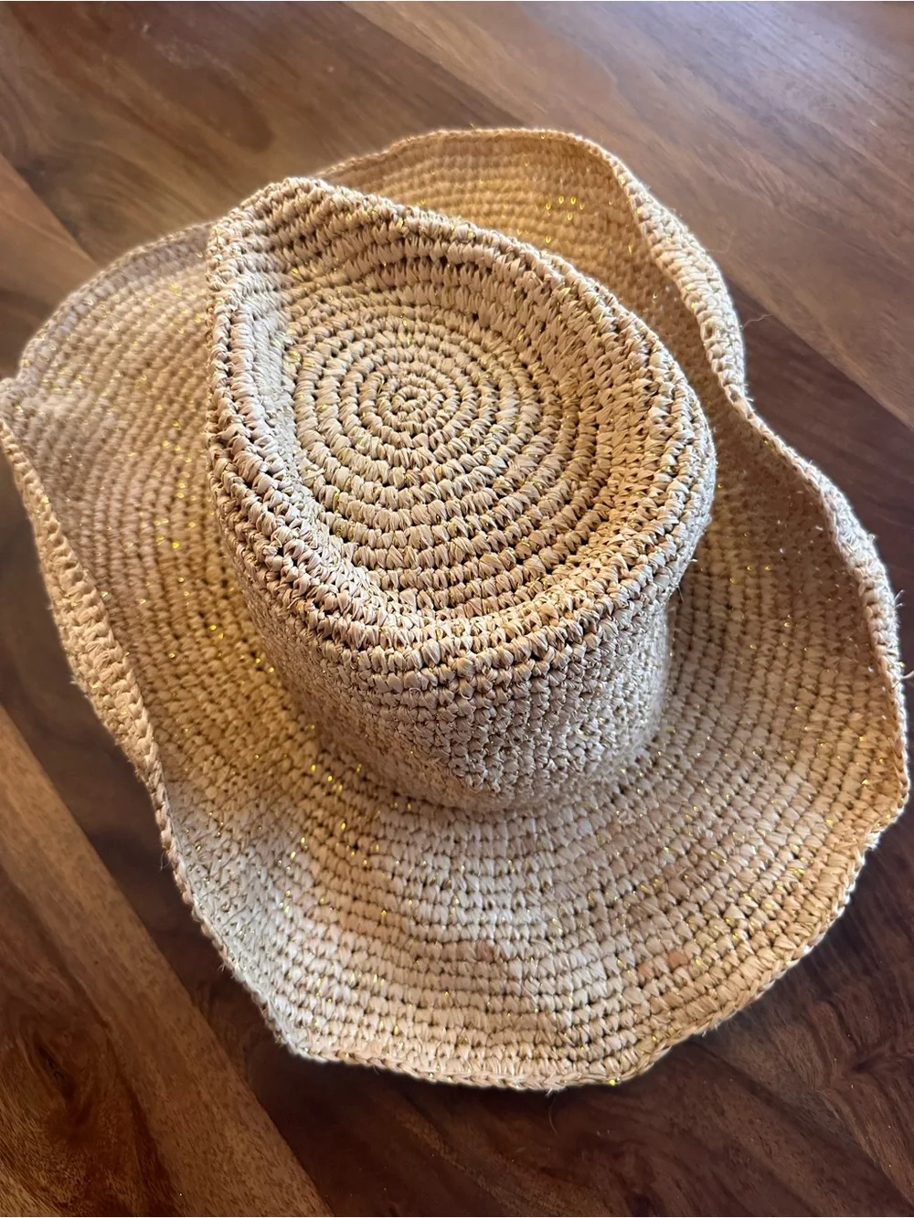 Nikki Beach Raffia Carrera Hat
